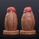 New 6 Size Real Skin Mushrooms Head Dildos - Liquid Silicone Lifelike Dildo