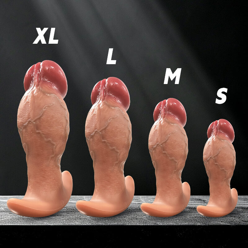 4 Size Wearable Silicone Dildos - Anal Plug - Soft Liquid Silicone Dildo