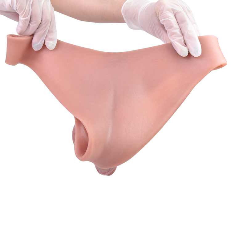 WATCH VIDEO, Hollow Strap on Dildo Unisex Silicone Strapon Hollow Dildo Pants Wearable Penis Sleeve Panties For Men Dick Enlargement