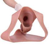 WATCH VIDEO, Hollow Strap on Dildo Unisex Silicone Strapon Hollow Dildo Pants Wearable Penis Sleeve Panties For Men Dick Enlargement