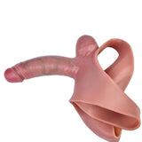 WATCH VIDEO, Hollow Strap on Dildo Unisex Silicone Strapon Hollow Dildo Pants Wearable Penis Sleeve Panties For Men Dick Enlargement