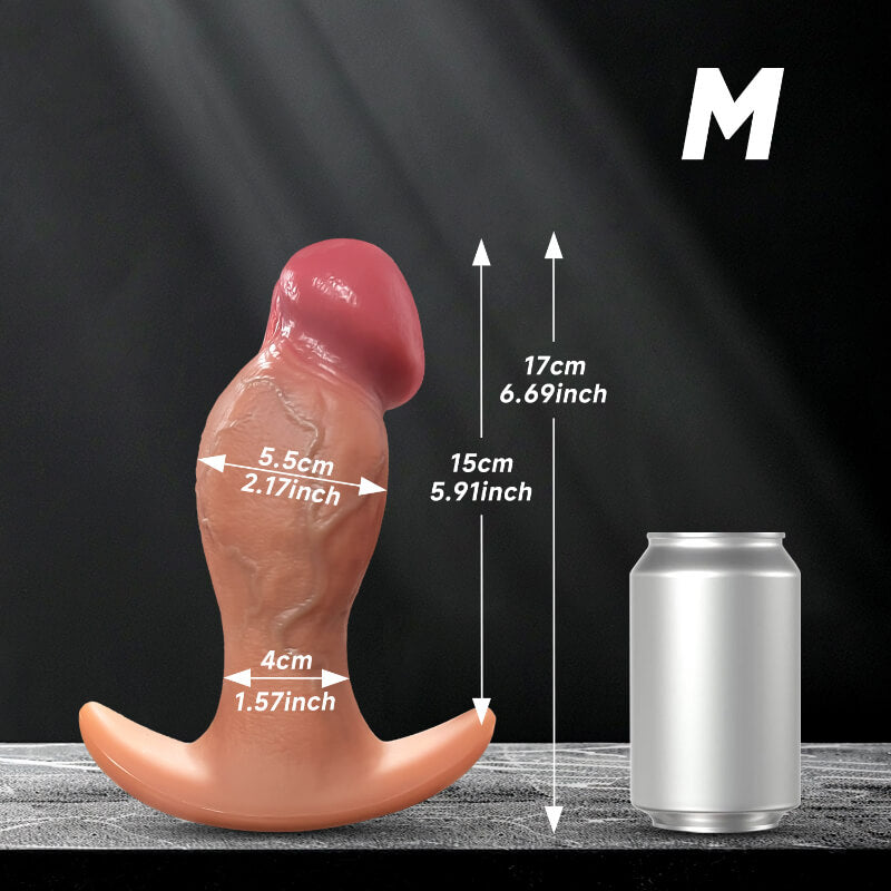 4 Size Wearable Silicone Dildos - Anal Plug - Soft Liquid Silicone Dildo
