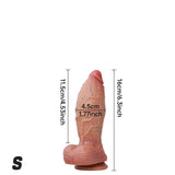New 5 Size Real Skin Texture Dildos - Liquid Silicone Lifelike Dildo