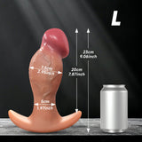 4 Size Wearable Silicone Dildos - Anal Plug - Soft Liquid Silicone Dildo