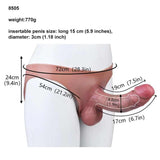 WATCH VIDEO, Hollow Strap on Dildo Unisex Silicone Strapon Hollow Dildo Pants Wearable Penis Sleeve Panties For Men Dick Enlargement