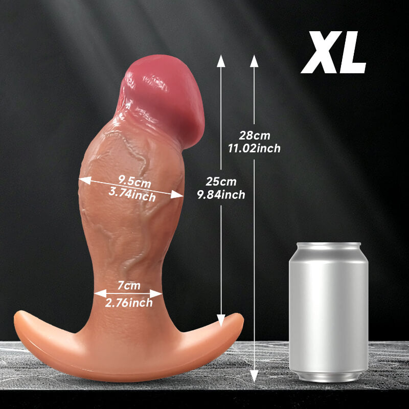 4 Size Wearable Silicone Dildos - Anal Plug - Soft Liquid Silicone Dildo
