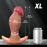 4 Size Wearable Silicone Dildos - Anal Plug - Soft Liquid Silicone Dildo