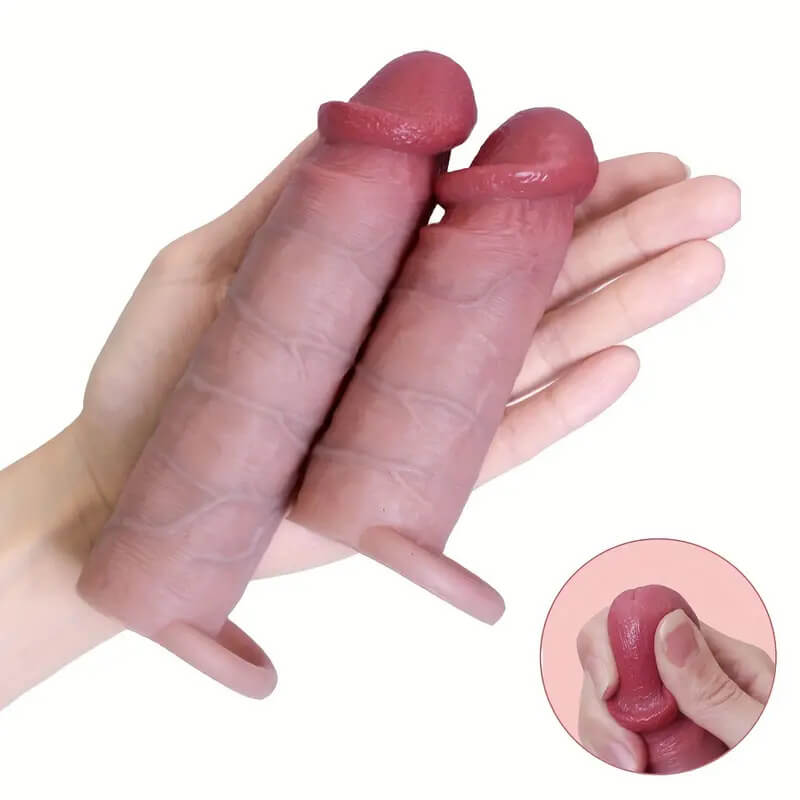Realistic Penis Sleeve Penis Extender, Realistic Cock Extender
