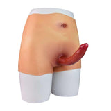 WATCH VIDEO Solid Penis Form Wearable dildo Penis Silicone Pant With Dildo