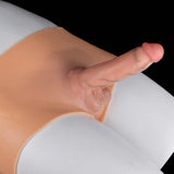 WATCH VIDEO Strap on dildo for lesbian real skin feeling dildo, Solid Strap On Dildo (USA PRICE)