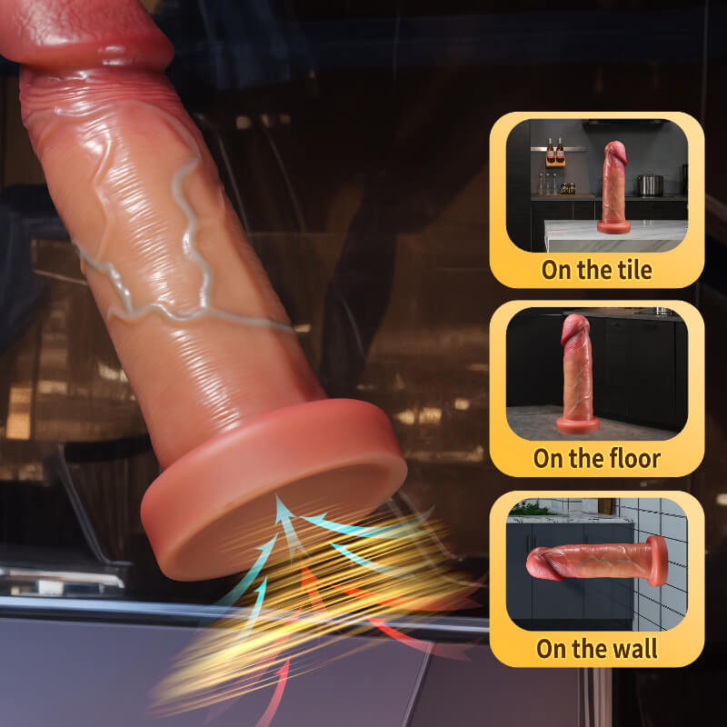 7.8 Inch Sliding Skin _ Real Skin Dildo