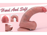Soft Liquid Silicone Dildo, Realistic Dildos Feels Like Skin, 7.3 Inch Dildo