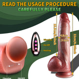 Vibrating Realistic Penis Dildo with Remote Control Harness Optional (USA PRICE)