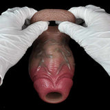 WATCH VIDEO  Thick Size Penis Sleeve- S8109 (Skin) (USA PRICE)