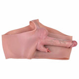 WATCH VIDEO, Hollow Tongue Design Realistic Unisex Pants Flexible G-Spot Hollow Dildos Dick With Underpants Silicone Sex Toys