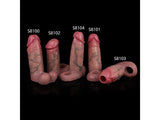 WATCH VIDEO 5 Size Realistic Penis Sleeve Penis Extender WATCH VIDEO Before Buy (USA PRICE)
