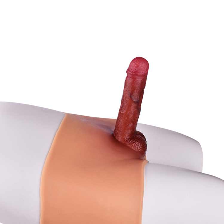 WATCH VIDEO Realistic Solid Trap On Dildo / Penis form silicone lesbian wearable cock pants (USA PRICE)