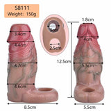 WATCH VIDEO  Penis Sleeve- S8111 (Skin) (USA PRICE)