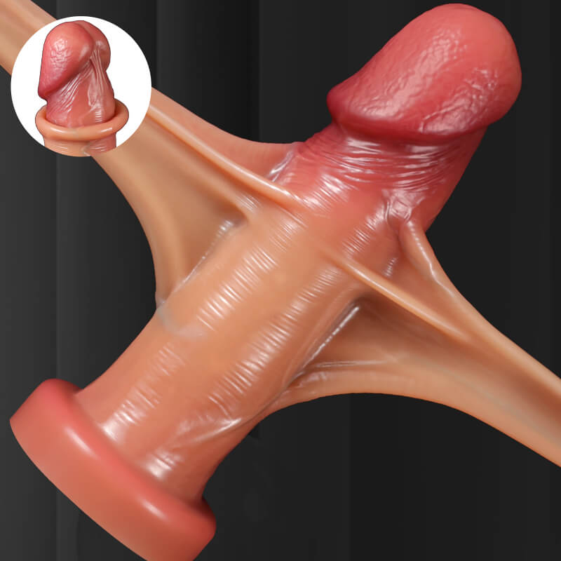 7.8 Inch Sliding Skin _ Real Skin Dildo