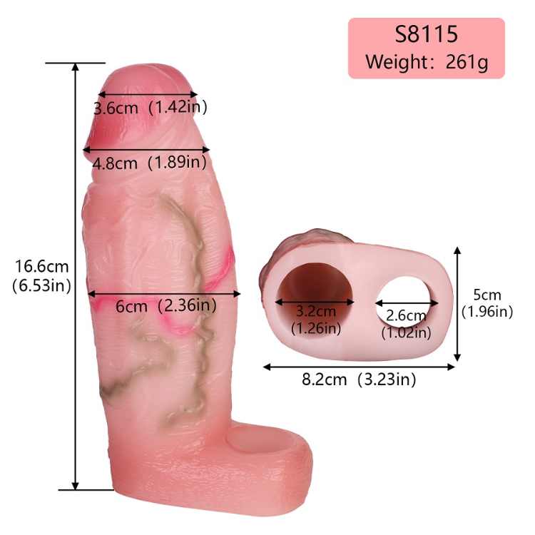 WATCH VIDEO / Penis Sleeves- S-PW8115 (USA PRICE)
