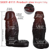 WATCH VIDEO Black Penis Sleeve- S8111 (Black) (USA PRICE)