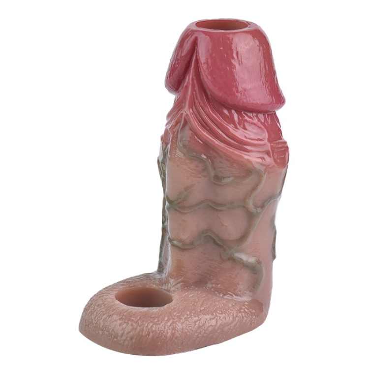 WATCH VIDEO  Penis Sleeve- Model S8110 (Skin) (USA PRICE)