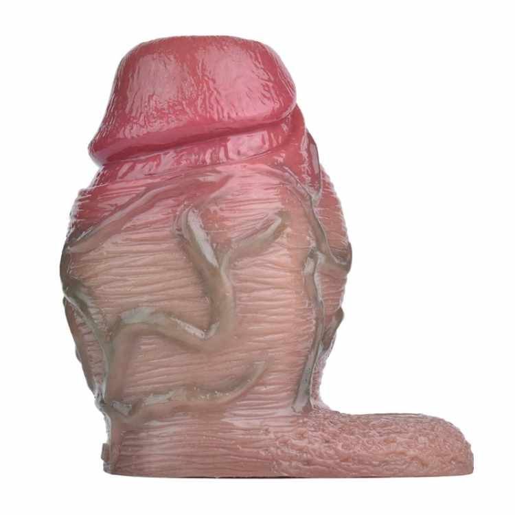 WATCH VIDEO  Thick Size Penis Sleeve- S8109 (Skin) (USA PRICE)