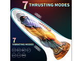 WATCH VIDEO, 10 inch Vibrating Dildo Thrusting Dildo Vibrating Realistic Huge Dildo