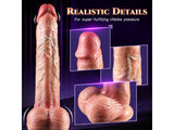 Veins Skin Vibrating Realistic Penis Dildo with Remote Control Harness Optional (USA PRICE)
