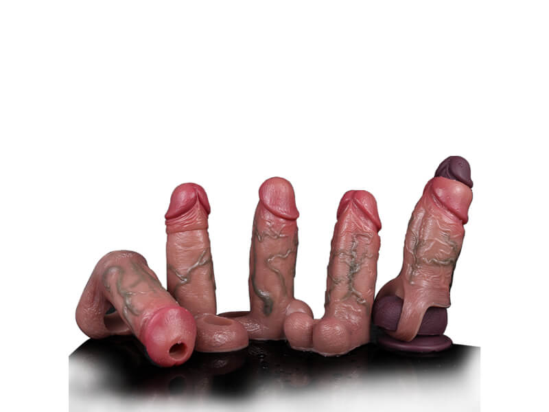 WATCH VIDEO 5 Size Realistic Penis Sleeve Penis Extender WATCH VIDEO Before Buy (USA PRICE)