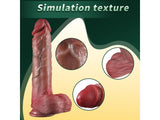 3 in 1 Vibrating Realistic Penis Dildo with Remote Control Harness Optional
