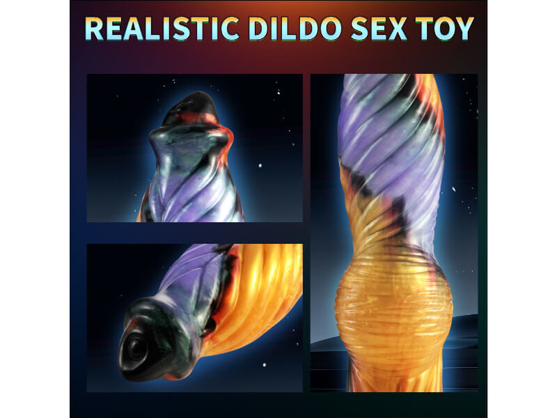 WATCH VIDEO, 10 inch Animal Dildo Thrusting Animal Dildo Vibrating Realistic Huge Dildo (3-5 Days Mainland USA Delivery)