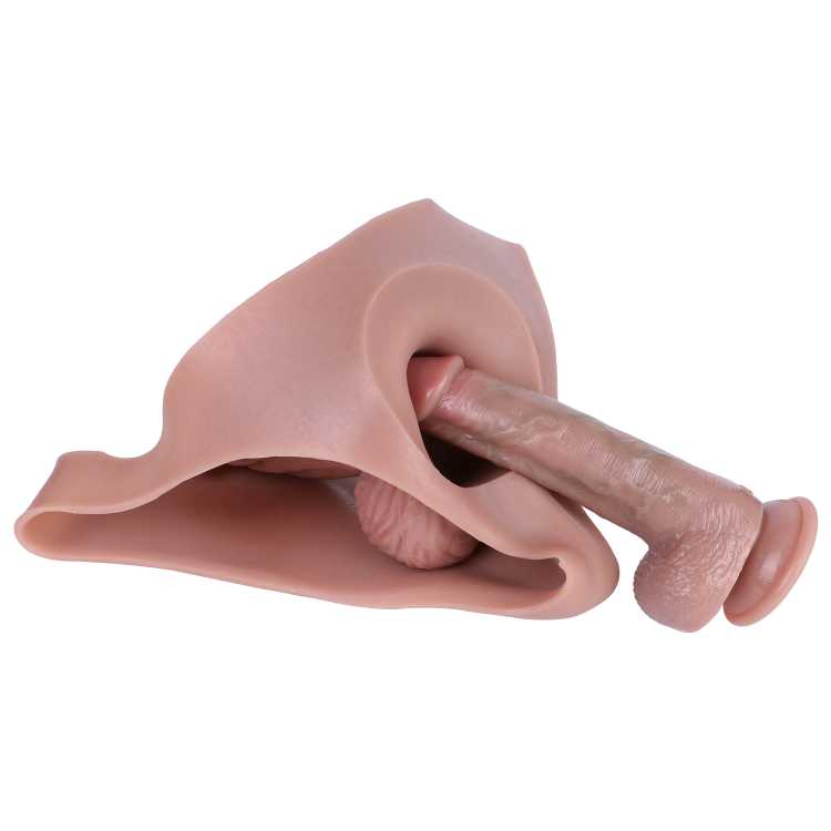WATCH VIDEO - Hollow Strap on Dildo Model 8517