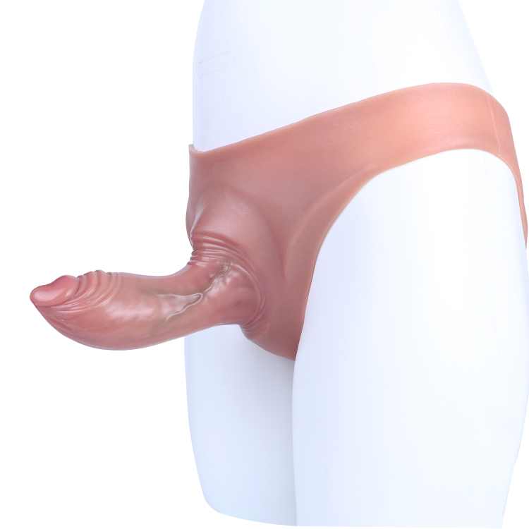 WATCH VIDEO - Hollow Strap on Dildo Model  8515