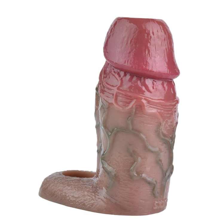 WATCH VIDEO  Penis Sleeve- Model S8110 (Skin) (USA PRICE)