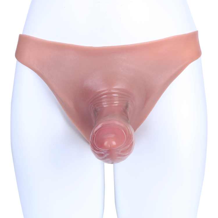 WATCH VIDEO - Hollow Strap on Dildo Model  8515