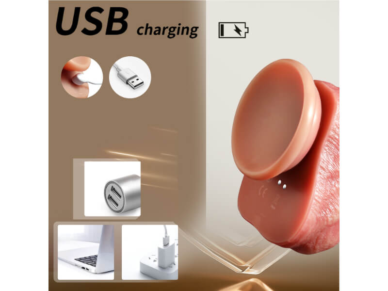 11 Inch Vibrating Realistic Penis Dildo with Remote Control Harness Optional