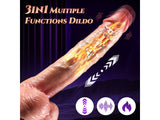 Veins Skin Vibrating Realistic Penis Dildo with Remote Control Harness Optional (USA PRICE)