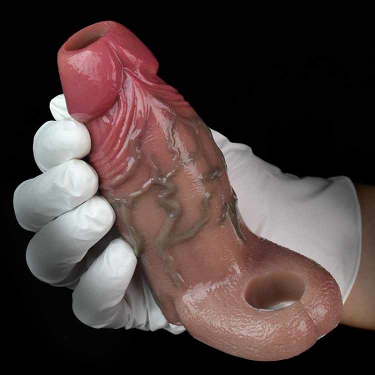 WATCH VIDEO  Penis Sleeve- S8111 (Skin) (USA PRICE)