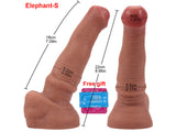 WATCH VIDEO,  Realistic Oversized Elephant Dildo