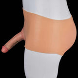 WATCH VIDEO Strap on dildo for lesbian real skin feeling dildo, Solid Strap On Dildo (USA PRICE)