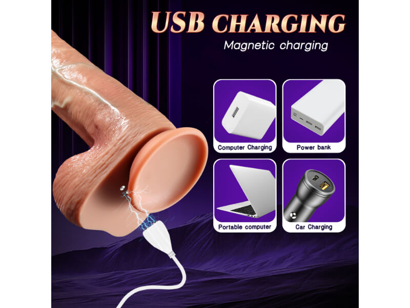 Veins Skin Vibrating Realistic Penis Dildo with Remote Control Harness Optional (USA PRICE)