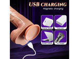 Veins Skin Vibrating Realistic Penis Dildo with Remote Control Harness Optional (USA PRICE)