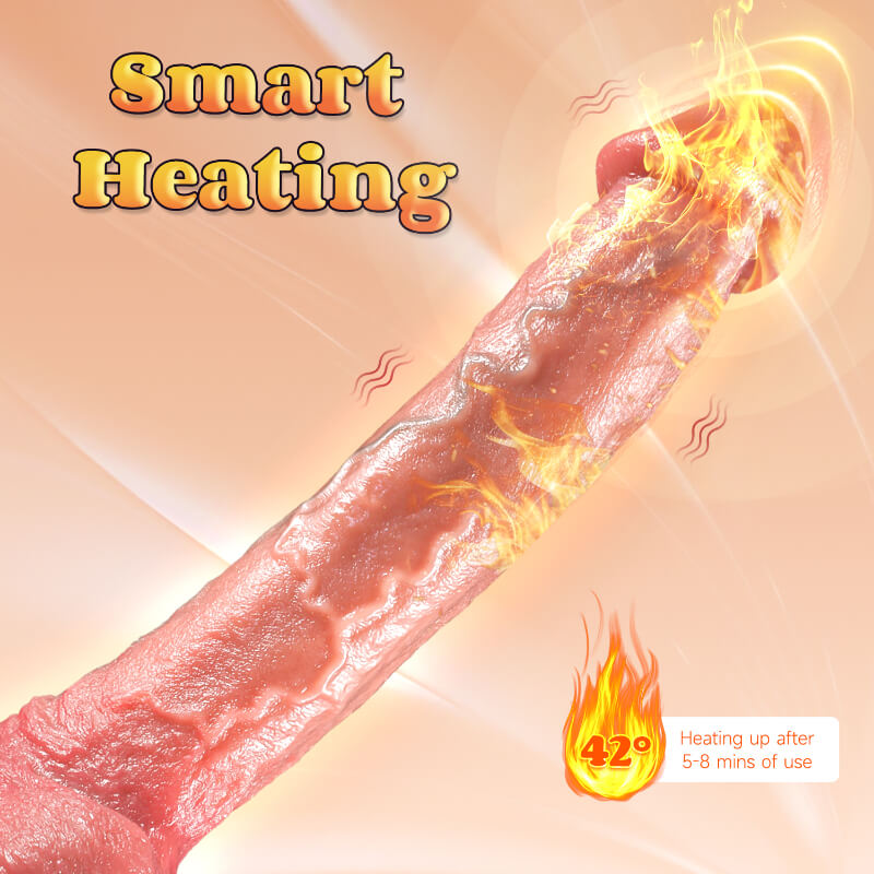 3 in 1 Thrusting Dildo Vibrating Realistic Penis Dildo Dildo with Remote Control Harness Optional