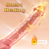 3 in 1 Thrusting Dildo Vibrating Realistic Penis Dildo Dildo with Remote Control Harness Optional