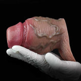 WATCH VIDEO  Thick Size Penis Sleeve- S8109 (Skin) (USA PRICE)