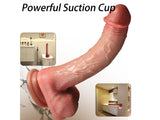 11 Inch Vibrating Realistic Penis Dildo with Remote Control Harness Optional