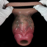 WATCH VIDEO  Thick Size Penis Sleeve- S8109 (Skin) (USA PRICE)