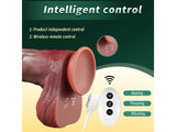 3 in 1 Vibrating Realistic Penis Dildo with Remote Control Harness Optional
