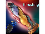 WATCH VIDEO, 10 inch Animal Dildo Thrusting Animal Dildo Vibrating Realistic Huge Dildo (3-5 Days Mainland USA Delivery)